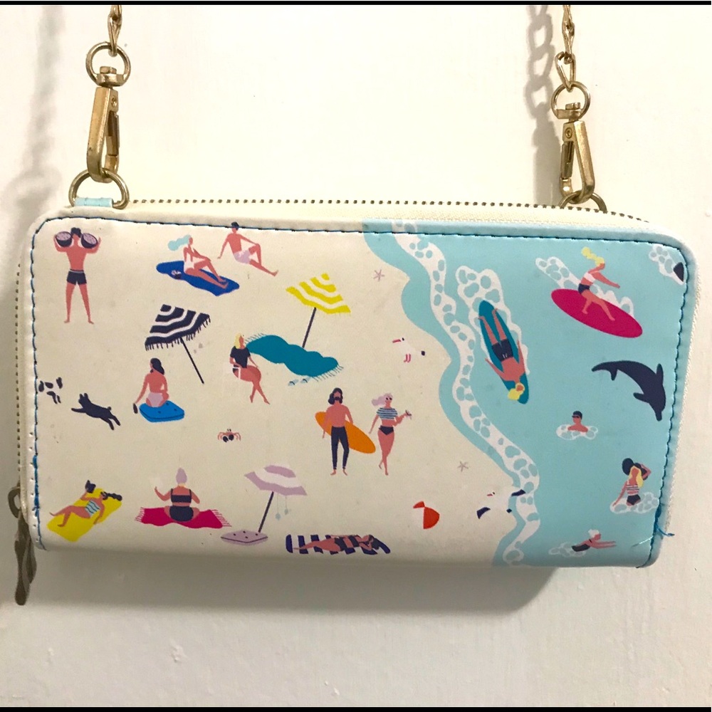 Beach Print Purse